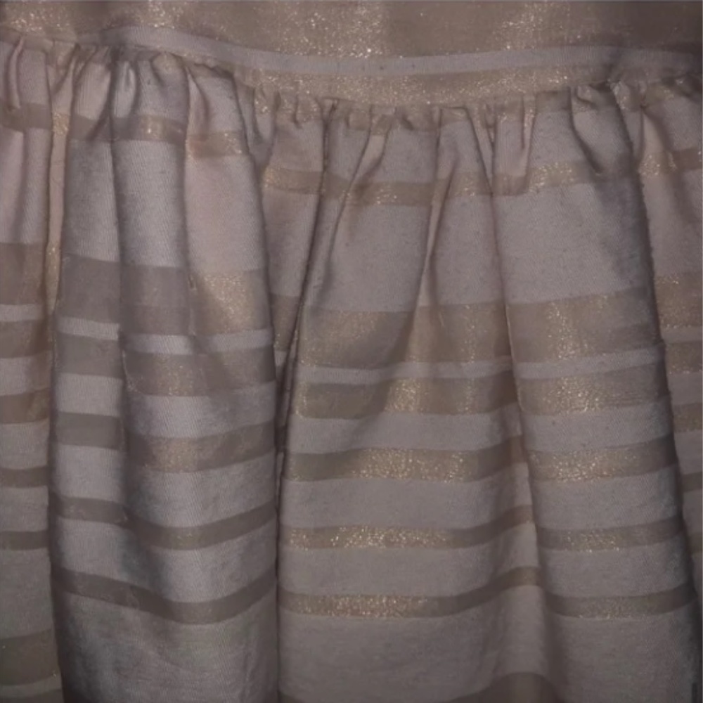 Kid's Tahari Pink Striped Formal Dress - Picture 8 of 10